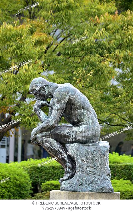 Auguste Rodin-The Thinker, Kyoto, National Museum, Japan, Asia