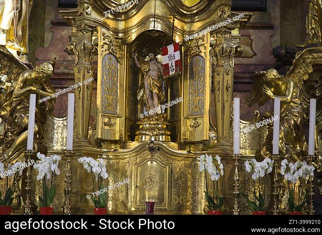 Austria, Styria, Graz, Garnisonskirche, church, interior,