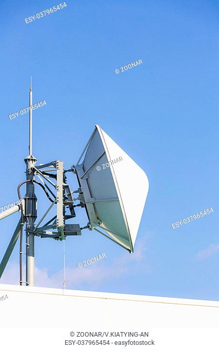 telecommunication satellite and radio transmitter