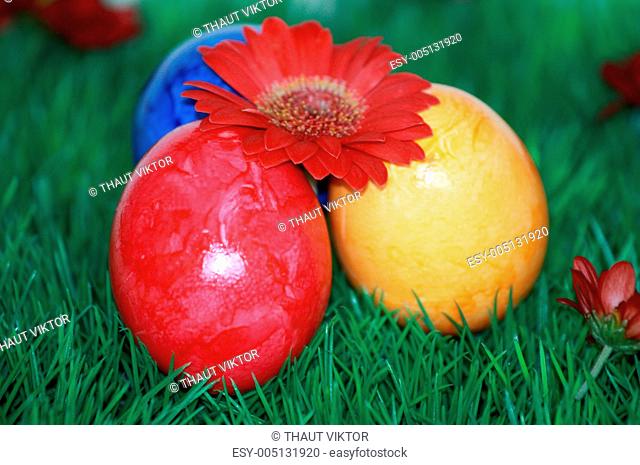 three Easter Eggs