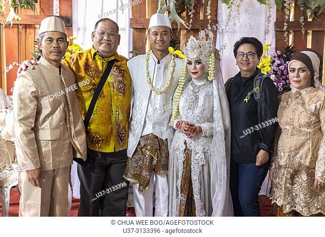 Indonesian traditional wedding in Bandung, Java, Indonesia