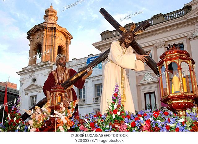 Holy Week. Brotherhood of the Nazareno del Amor. Cadiz. Region of Andalusia. Spain. Europe