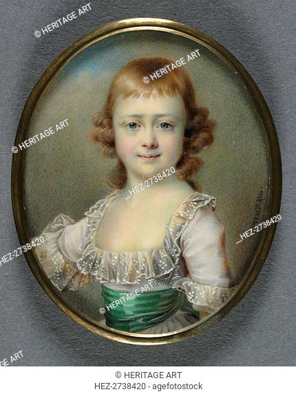 Portrait of Grand Duchess Catherine Pavlovna, later Queen of Württemberg, c. 1860. Creator: Alois Gustav Rockstuhl (Russian, 1798-1877)