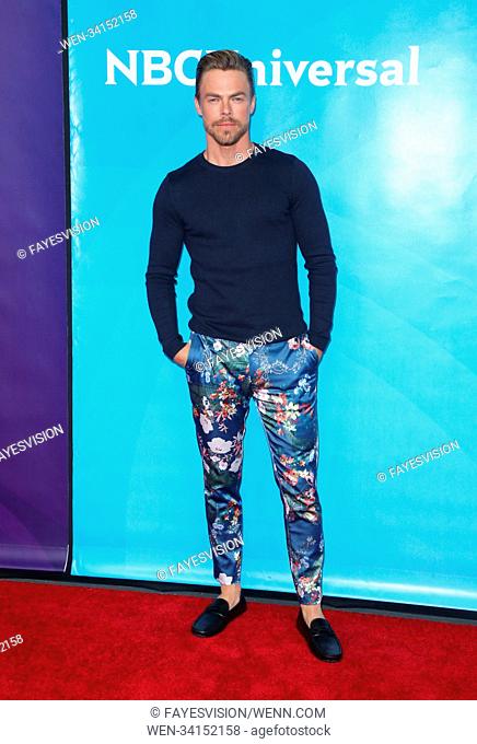 NBCUniversal Summer Press Day 2018 Featuring: Derek Hough Where: Universal City, California, United States When: 02 May 2018 Credit: FayesVision/WENN