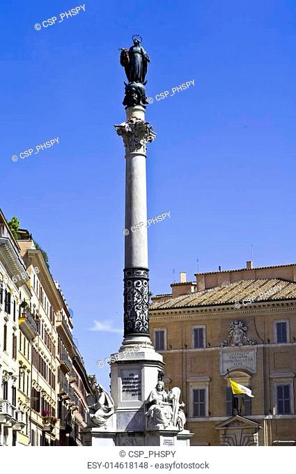 Rome column of the Immaculate conception