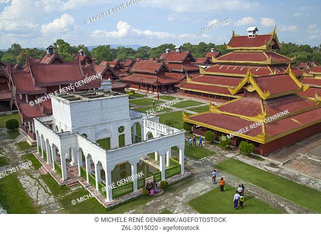 Mandalay Royal Palace in Mandalay Myanmar