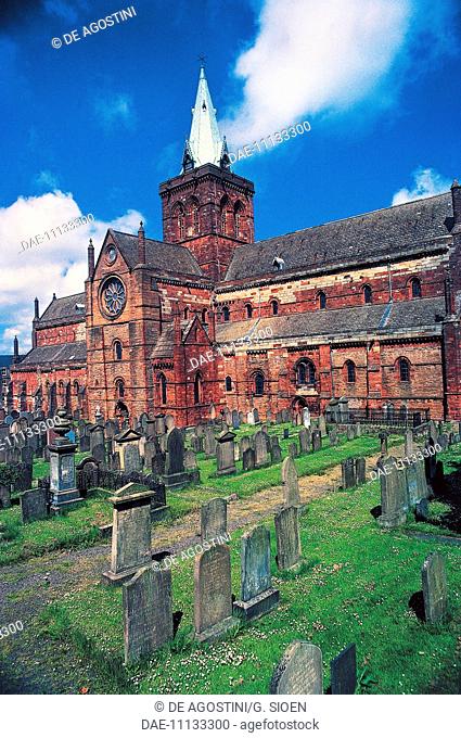 Saint Magnus Cathedral, Kirkwall, Mainland, Orkney Islands, Scotland, United Kingdom, 12th-15th century