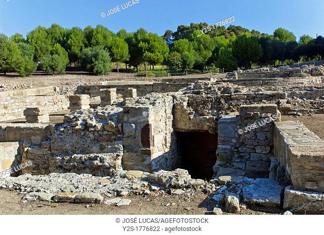 Roman ruins of Carteia, 2nd century BC, San Roque, Cadiz-province, Spain