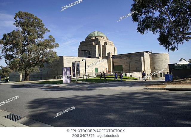 CAMPBELL, AUSTRALIA, April 2019, Tourist at Australian War Memorial