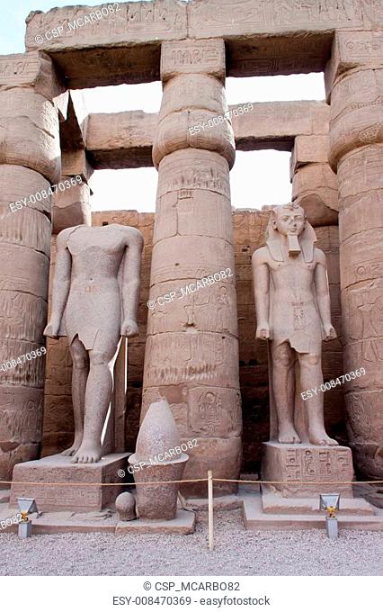 Inside of Luxor temple