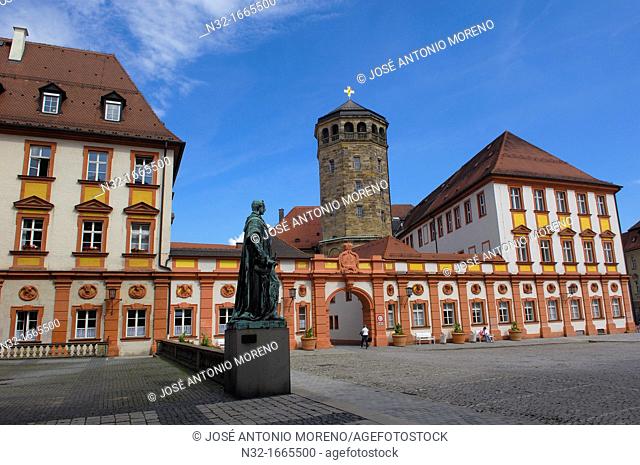 Altes Schloss (Old Castle), Maximilian street, Bayreuth, Upper Franconia, Franconia, Bavaria, Germany