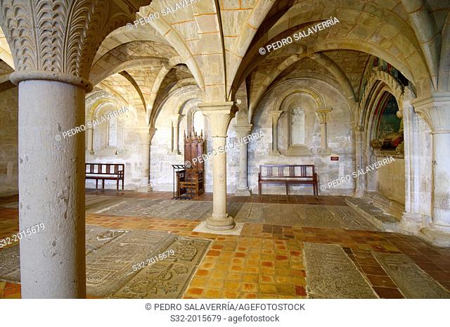 Chapter house in cistercian Veruela Monastery, Saragossa, Aragon, Spain