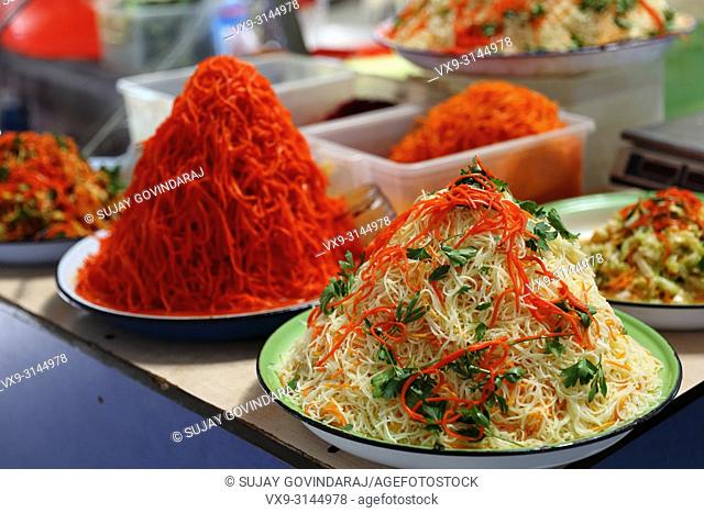 A Korean noodle kind dish called ""Funshoza"" that was adapted as Uzbek national food