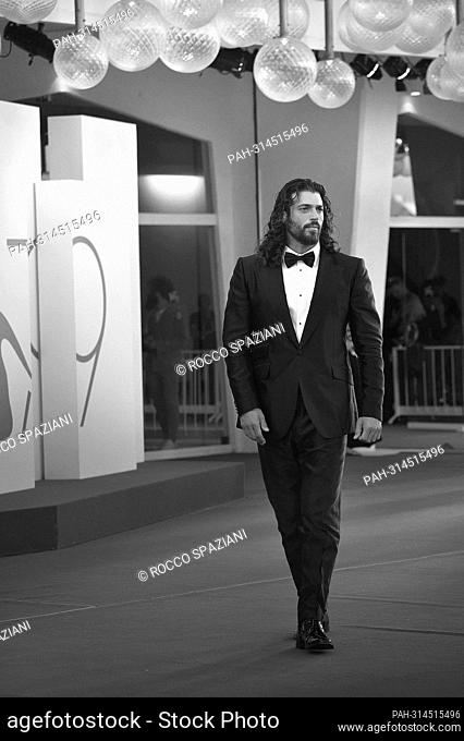 VENICE, ITALY - SEPTEMBER 06: Can Yaman attends the ""Il Signore Delle Formiche"" red carpet at the 79th Venice International Film Festival on September 06