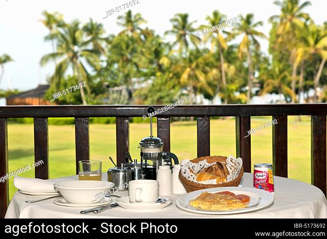 View from hotel balcony, The Calabash Hotel L'Anse aux Epines, St. Georges, Grenada, Caribbean, America, Central America