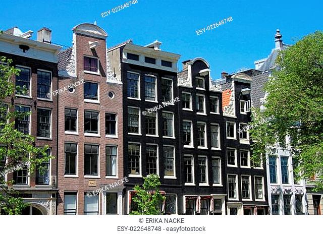 Giebelhäuser in Amsterdam