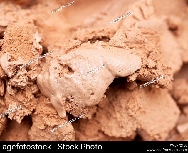 Chocolate ice cream background