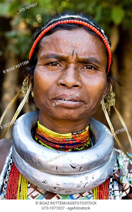 A colorful Gadaba tribal woman