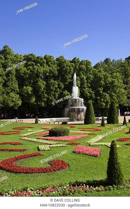 formal, garden, gardens, Peterhof Palace, Peterhof, Petrodverots, palace, St Petersburg, saint, Petersburg, Russia, Eu