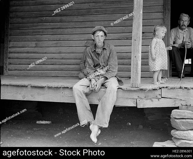 Young sharecropper at Chesnee, South Carolina, 1937. Creator: Dorothea Lange