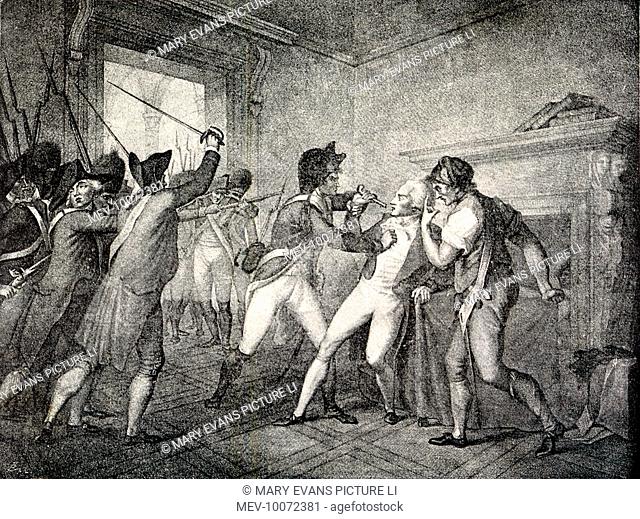 The arrest of Robespierre