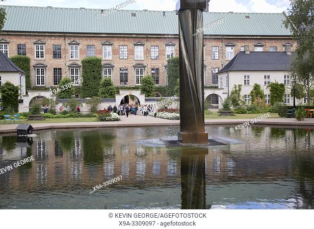 Fountain, Royal Library Garden; Christiansborg Palace; Copenhagen; Denmark
