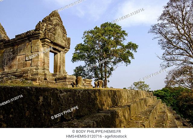 Cambodia, Preah Vihear province, Preah Vihear temple, on the world heritage list of UNESCO, dated 9 to 11 th. century