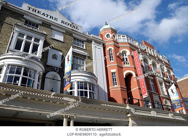 The exterior of the Theatre Royal Brighton, one of the oldest working theatres in the UK. It is the finest example of a Theatre that has evolved over the last...