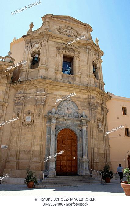 Church, Chiesa dell'Addolorata, Marsala, Trapani Province, Sicily, Italy, Europe