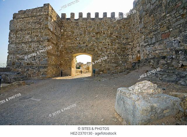 Citadel of Sagunto, Spain, 2007. The first fortifications on the hill above the town of Sagunto, north of Valencia, were built in the 5th century BC by the...