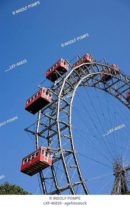 Part of the Ferris wheel, Prater, Vienna, Austria