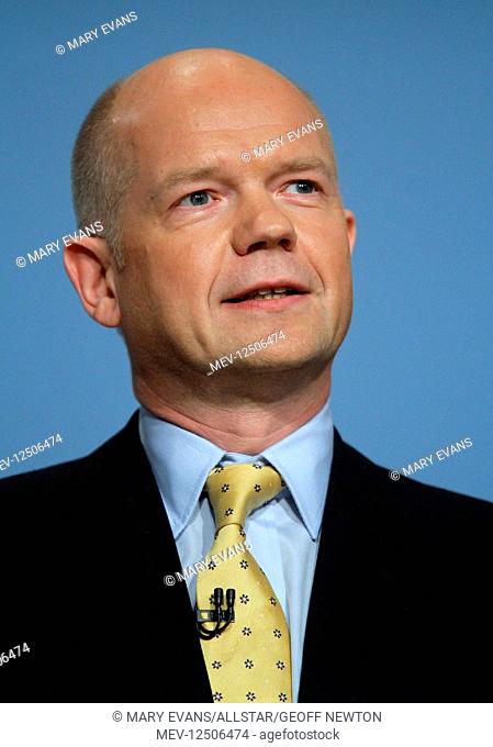 William Hague MP Foreign Secretary Conservative Party Conference 2010 Icc, Birmingham, England 03 October 2010