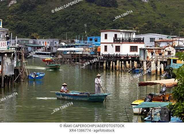 Tai O fishing port, Tai O, Lantau Island, Hong Kong, China