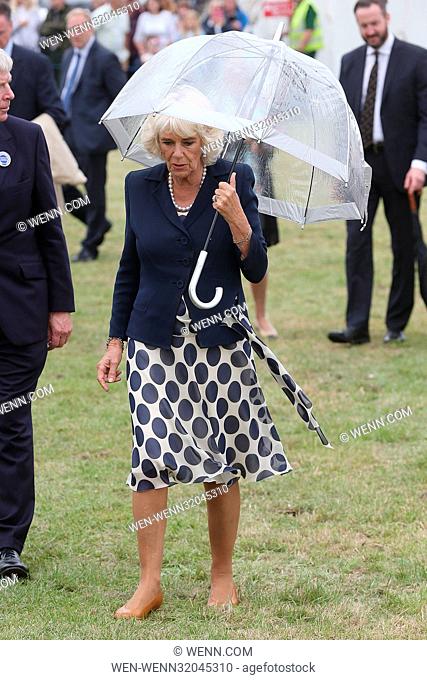HRH The Prince of Wales and The Duchess of Cornwall visit the Sandringham Flower Show Featuring: HRH Camilla, Duchess of Cornwall Where: Sandringham