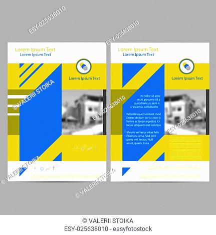 Annual Report Leaflet Brochure Flyer Template A4 Size Design, Book Cover Layout Design, Abstract Presentation Templates on Grey Background