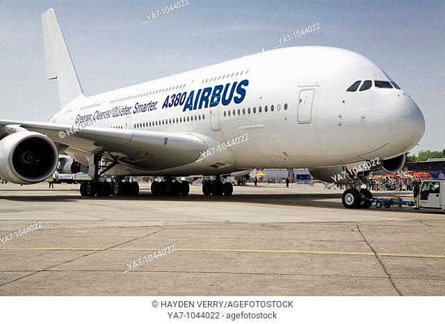 Airbus A380 At Schonefeld Airport Berlin ILA  2008
