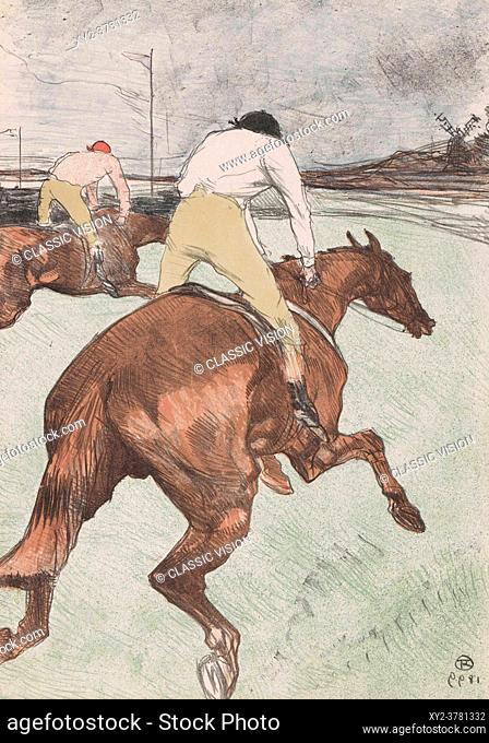 Le Jockey by Henri de Toulouse-Lautrec dating from 1899