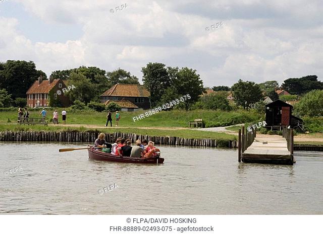 the ferry crossing to Walberswick from Southwold on the Suffolk Coast