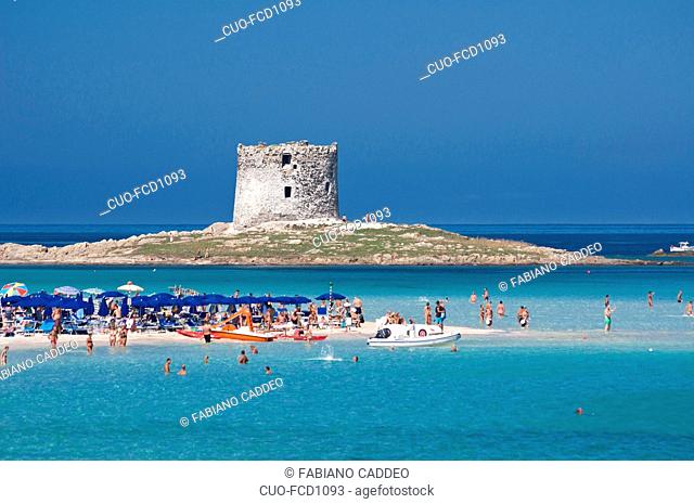 Pelosa beach, Stintino, Sassari, Sardinia, Italy, Europe