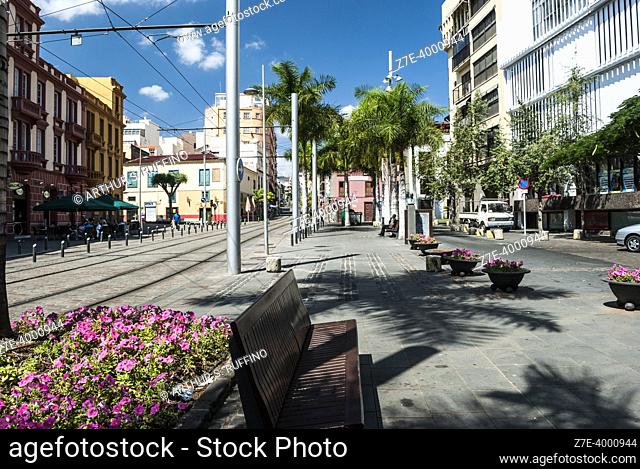 Candelaria Street. Santa Cruz de Tenerife, Canary Islands