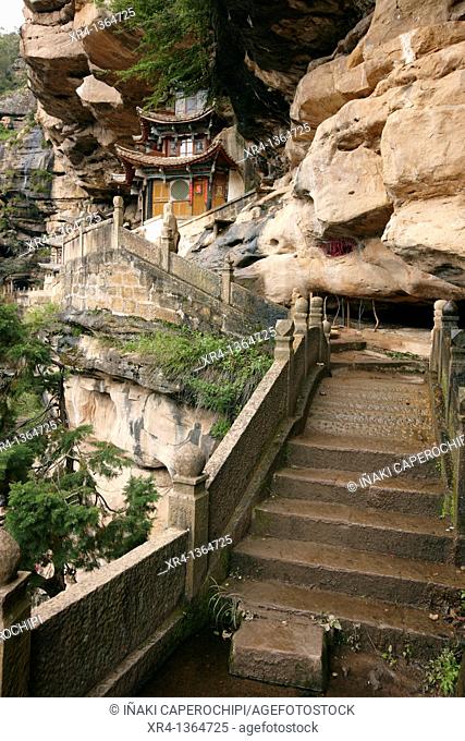 Temples Shibaoshan, Shibaoshan Mountains Shiku, Dali Bai Autonomous Prefecture of Dali, Yunnan, China