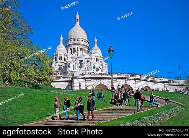 France, Paris, Basilica of the Sacred Heart of Montmartre