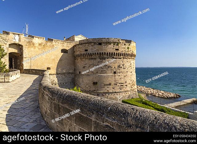 Castello Aragonese castel in Taranto, Apulia, Italy