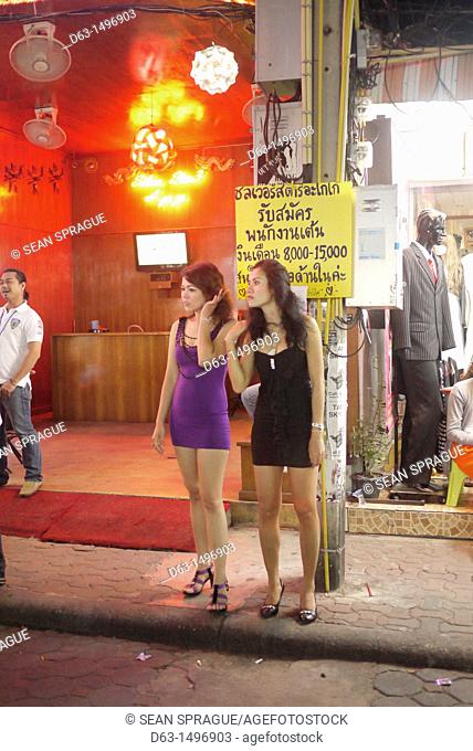 Prostitutes, Pattaya beach resort and centre for sex tourism, Thailand