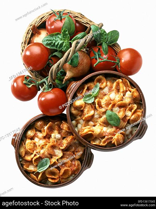 Orecchiette stufate (noodle stew, Italy)