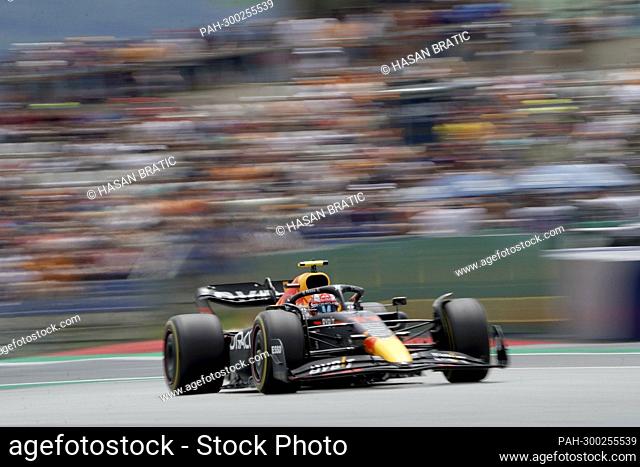 July 9th, 2022, Red Bull Ring, Spielberg, Formula 1 BWT Grand Prix of Austria 2022, in the picture Sergio Perez (MEX), Oracle Red Bull Racing