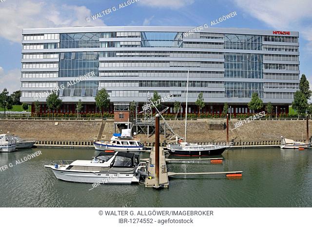 Hitachi Power Office, Inner Harbour, Duisburg, North Rhine-Westphalia, Germany, Europe