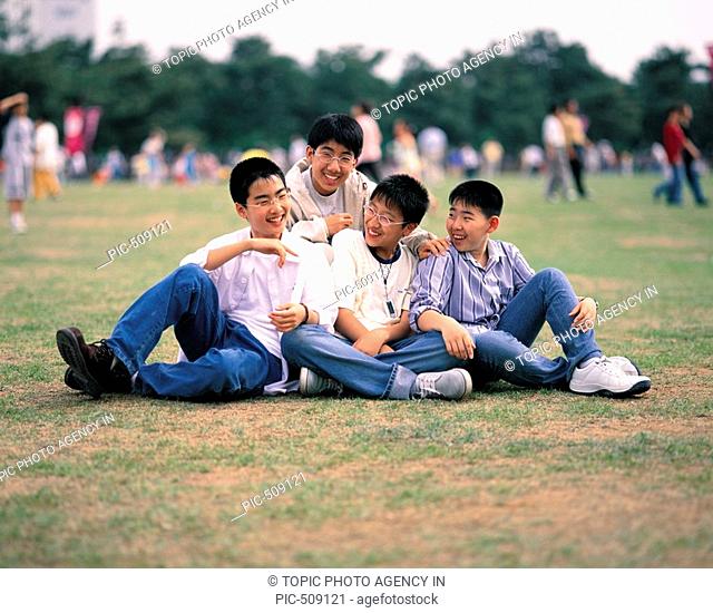 Boys Laughing, Korea