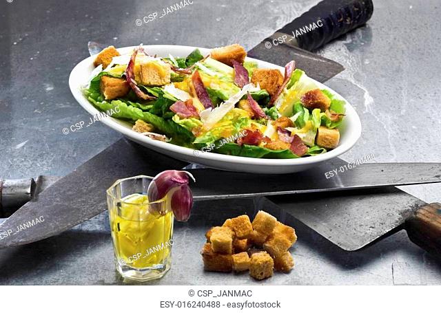Classic Caesar Salad - themed for Ides of March (March 15 - anni