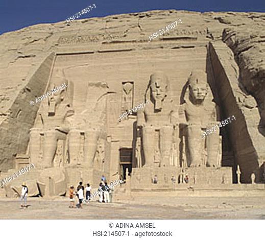 travel, Africa, Egypt, Abu Simbel, Temple of Rameses II, pharoah, Nubia, temple, Rameses II, ruin, tomb, statue, structure, stone, monument, places of interest